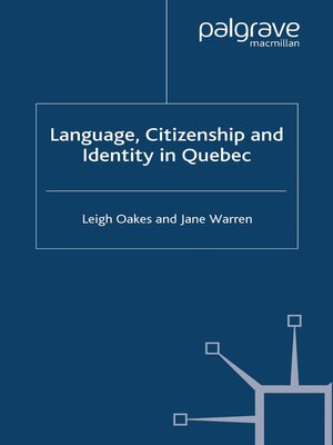cover image of Language, Citizenship and Identity in Quebec